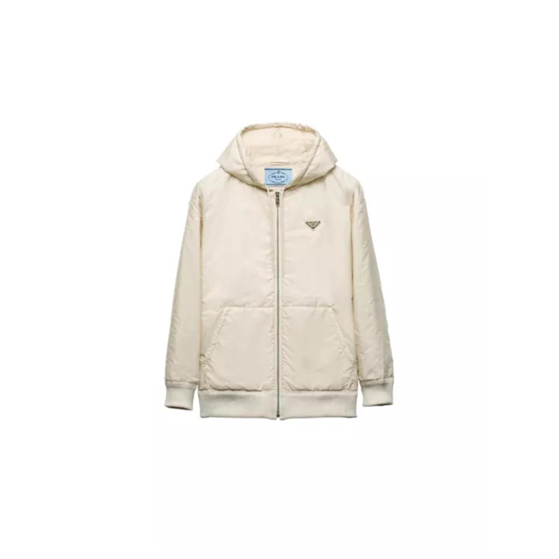 Pra*a brand-plaque nylon jacket